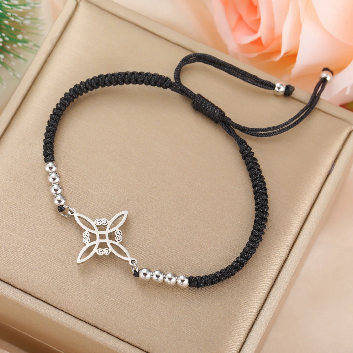 COOLTIME Colorful Rope Witch Knot Bracelet Adjustable Weaving Handmade Rope Amulet Bracelet Jewelry Birthday Gift Wholesale