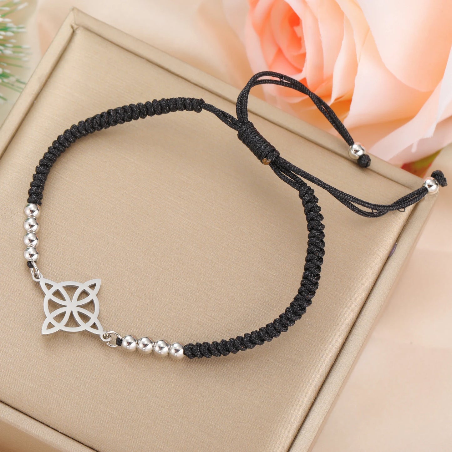 COOLTIME Colorful Rope Witch Knot Bracelet Adjustable Weaving Handmade Rope Amulet Bracelet Jewelry Birthday Gift Wholesale