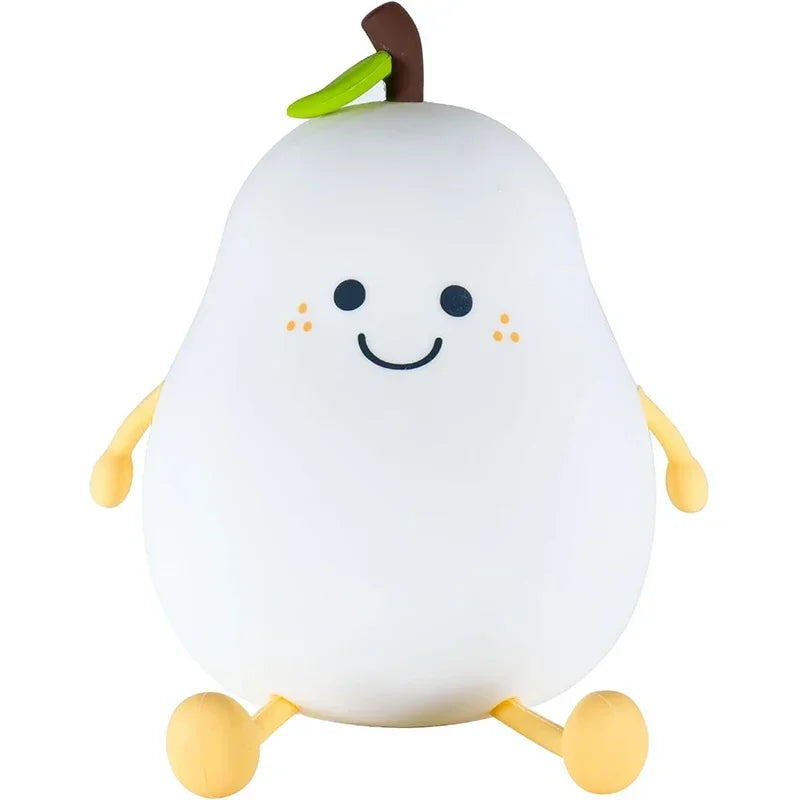 Cute Axolotl Night Light Silicone Nursery Sleeping Lamp Touch Control Nightlights USB Rechargeable Table Lamp for Child