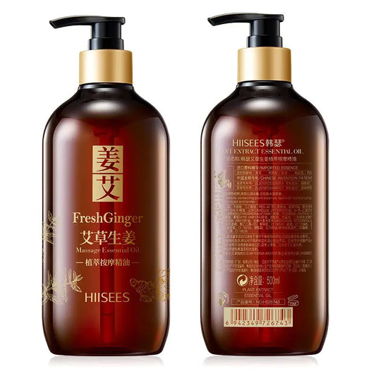 Aceite Esencial de Jengibre 500ml para Cuidado Corporal e Hidratación