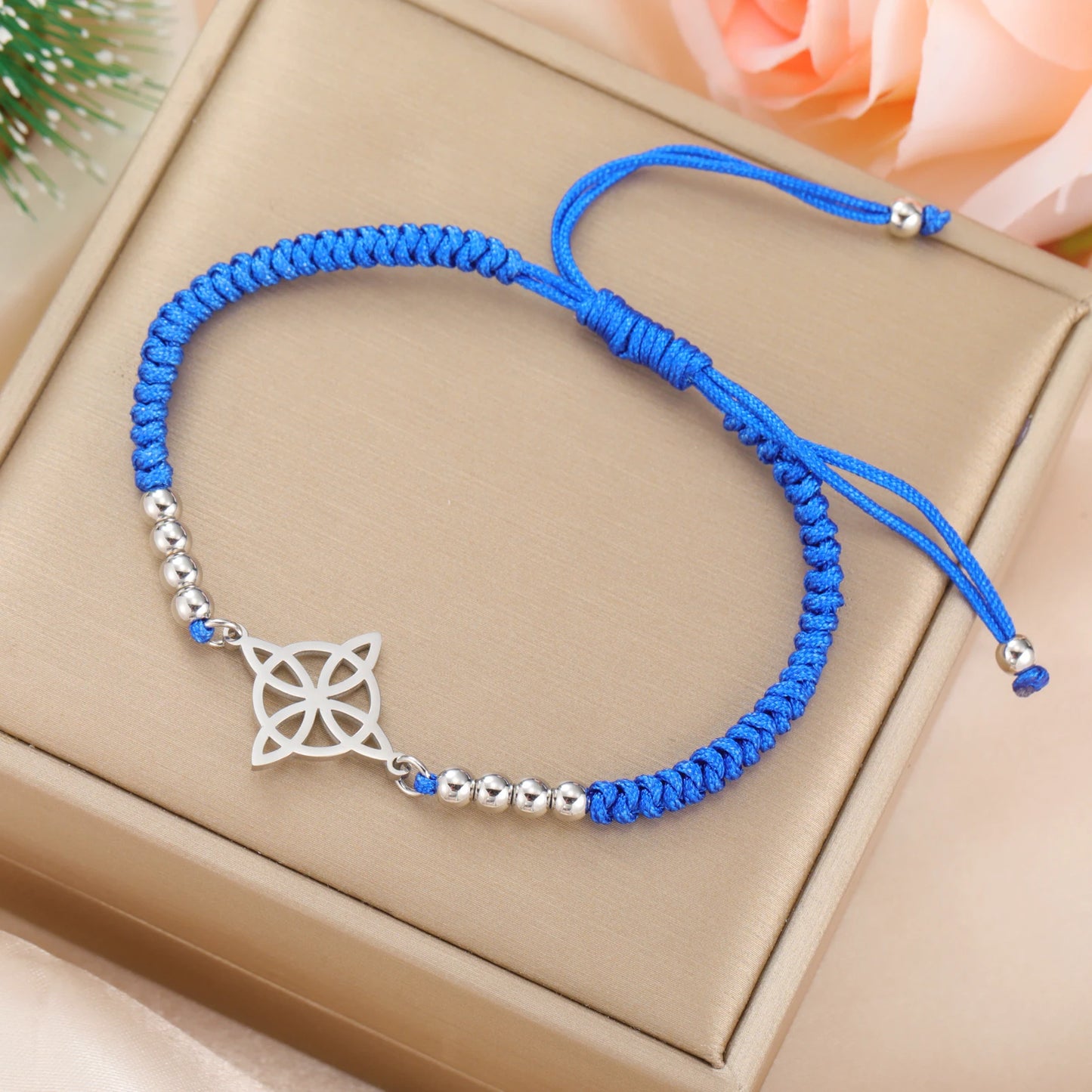 COOLTIME Colorful Rope Witch Knot Bracelet Adjustable Weaving Handmade Rope Amulet Bracelet Jewelry Birthday Gift Wholesale