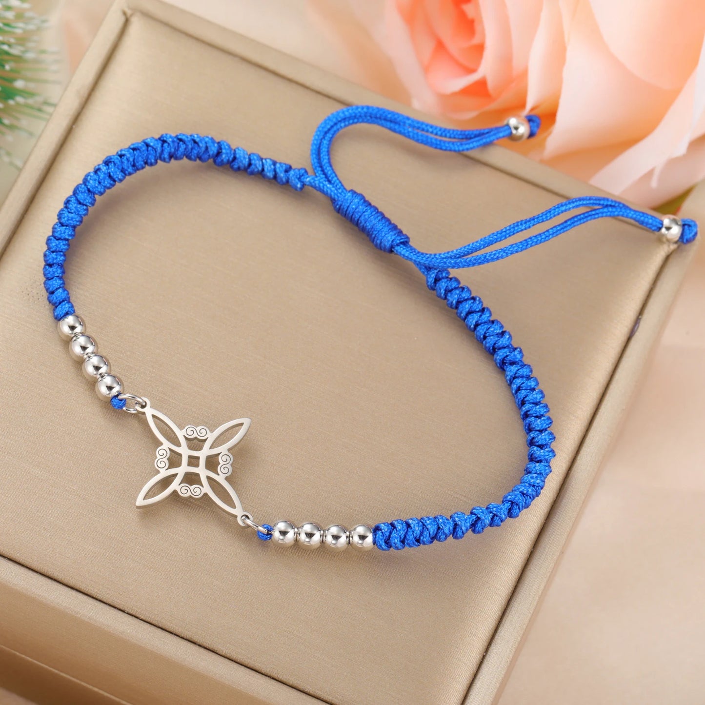 COOLTIME Colorful Rope Witch Knot Bracelet Adjustable Weaving Handmade Rope Amulet Bracelet Jewelry Birthday Gift Wholesale