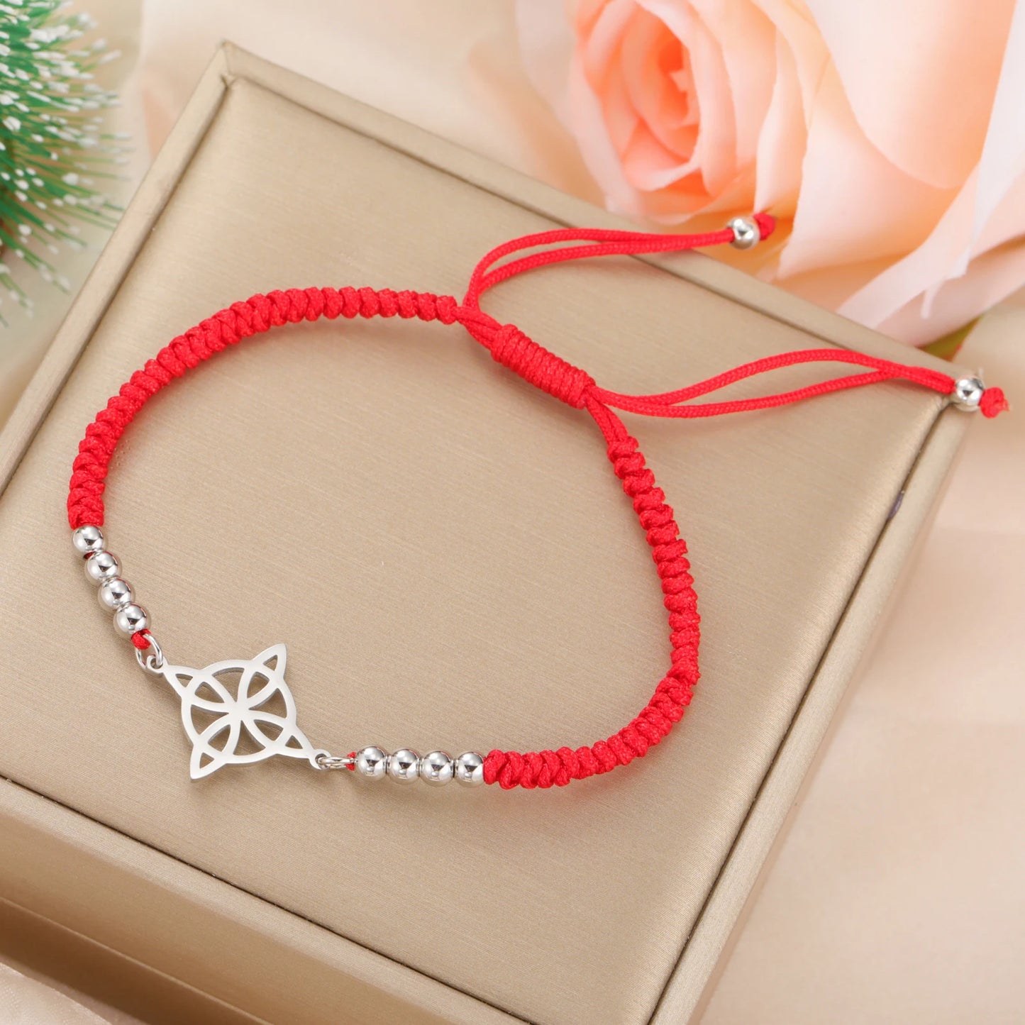 COOLTIME Colorful Rope Witch Knot Bracelet Adjustable Weaving Handmade Rope Amulet Bracelet Jewelry Birthday Gift Wholesale